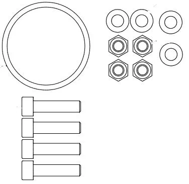 139500-21 Kit Hardware QM40 Bolts, Nuts, Washers