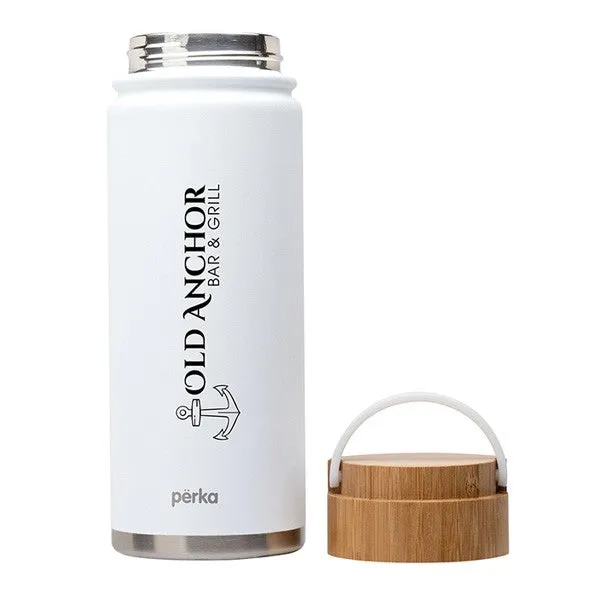 18 Oz. Perka® Lennox Stainless Steel Bottle (Q497322)