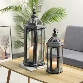 18"& 24.5" High Decorative Candle Lanterns