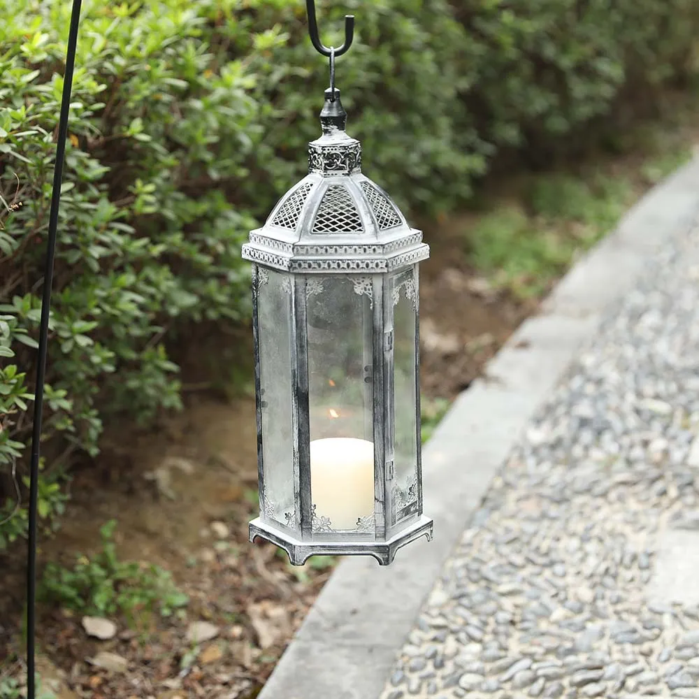 18"& 24.5" High Decorative Candle Lanterns