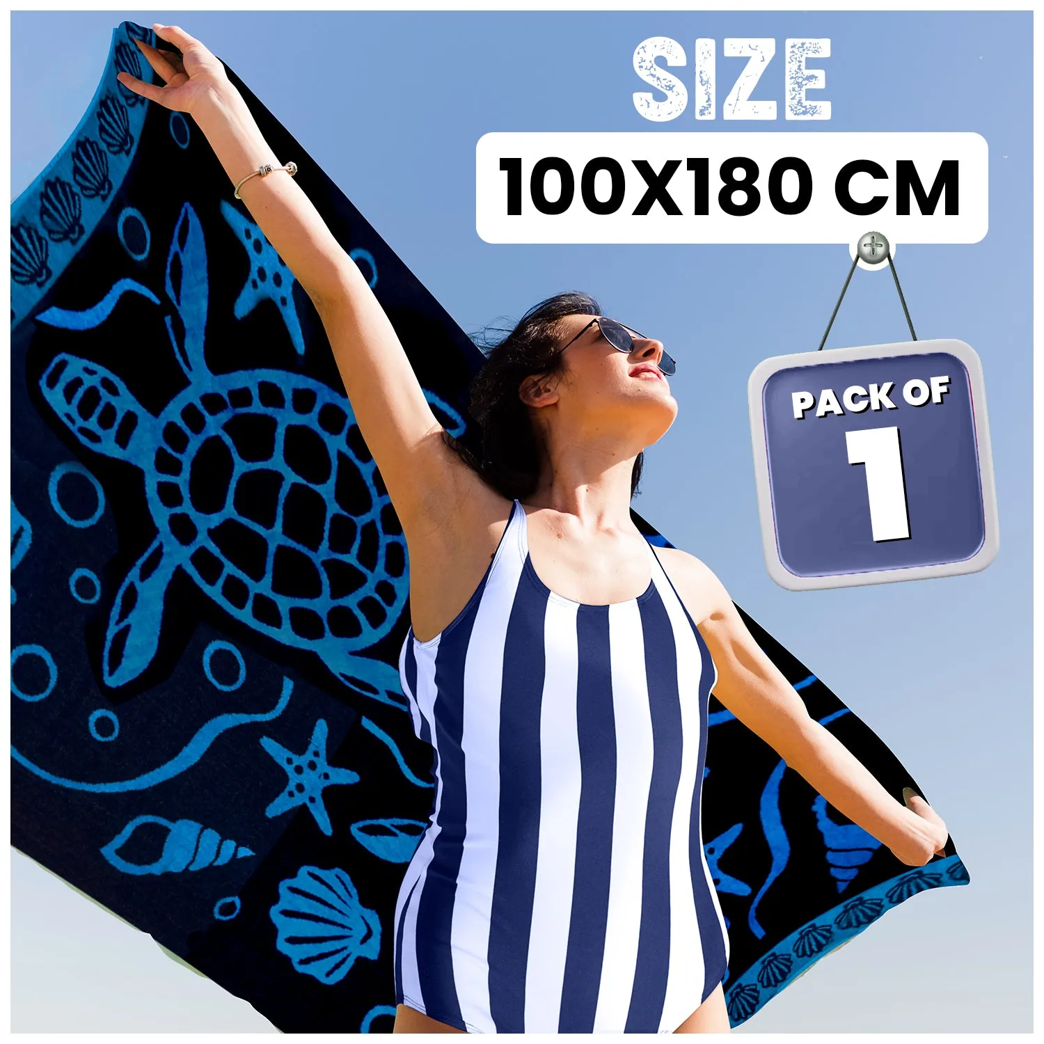 1PC BEACH TOWEL