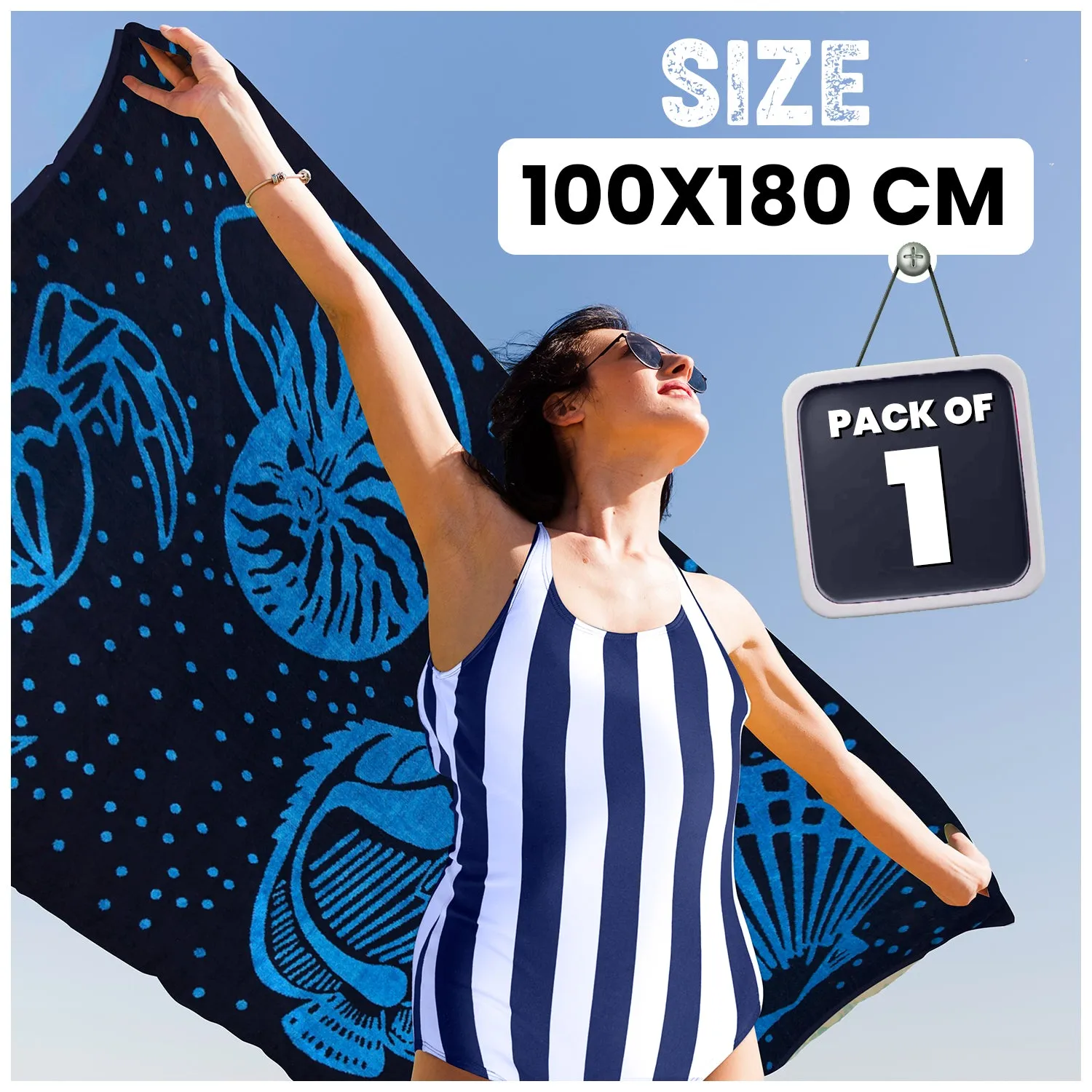 1PC BEACH TOWEL