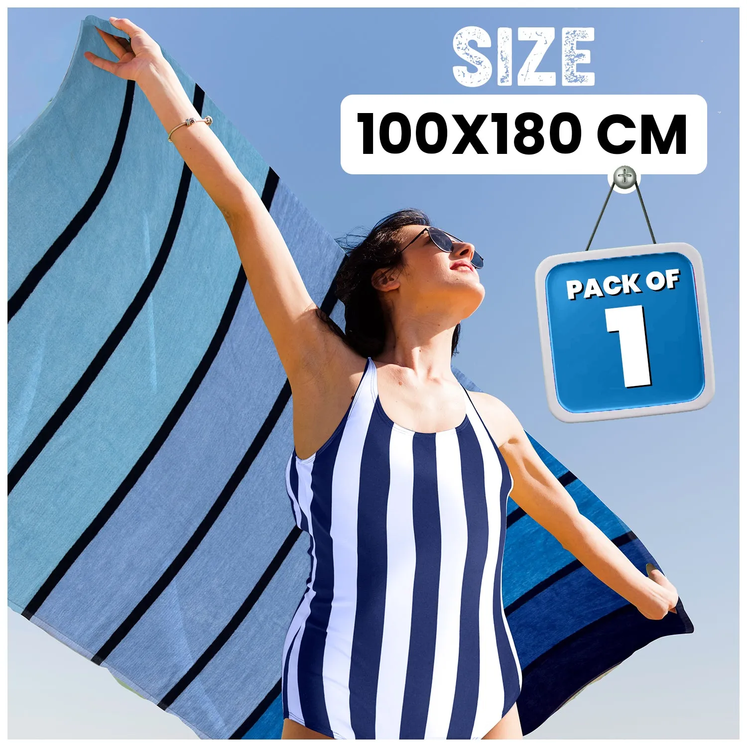 1PC BEACH TOWEL