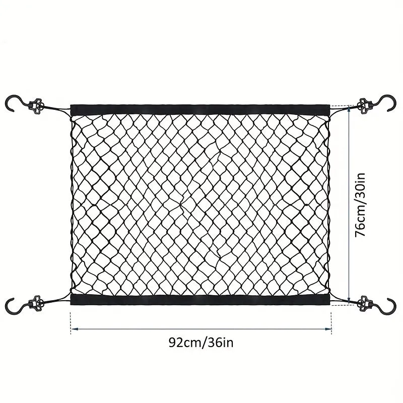 1pc Utility Wagon Net, Wagon Cargo Net, Wagon Parts Cargo Net, Heavy Duty Nylon Net For Garden Cart, Folding Trolley, Cart