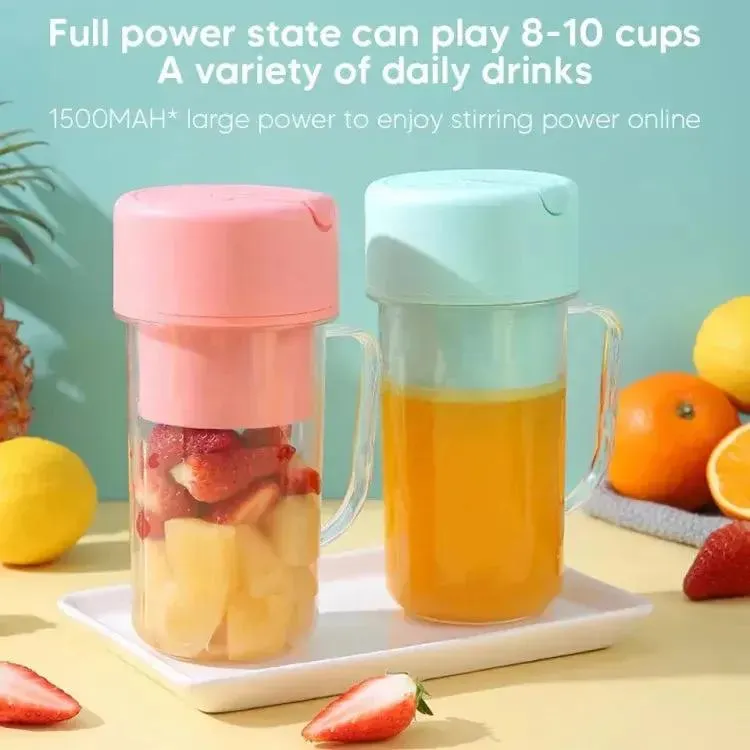 2 in 1 Crusher Juicer - Portable Juicer & Blender for Smoothies, Shakes, and Crushing Ice