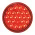 4" PEARL RED LED LIGHT W/#1157 BULB BASE, RED LENS