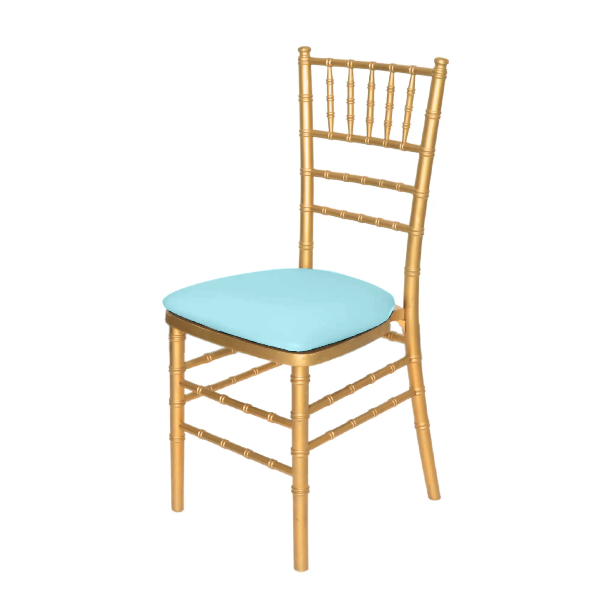 5 pcs/pk Spandex Chiavari Seat Pad Cover - Baby Blue