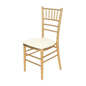 5 pcs/pk Spandex Chiavari Seat Pad Cover - Ivory