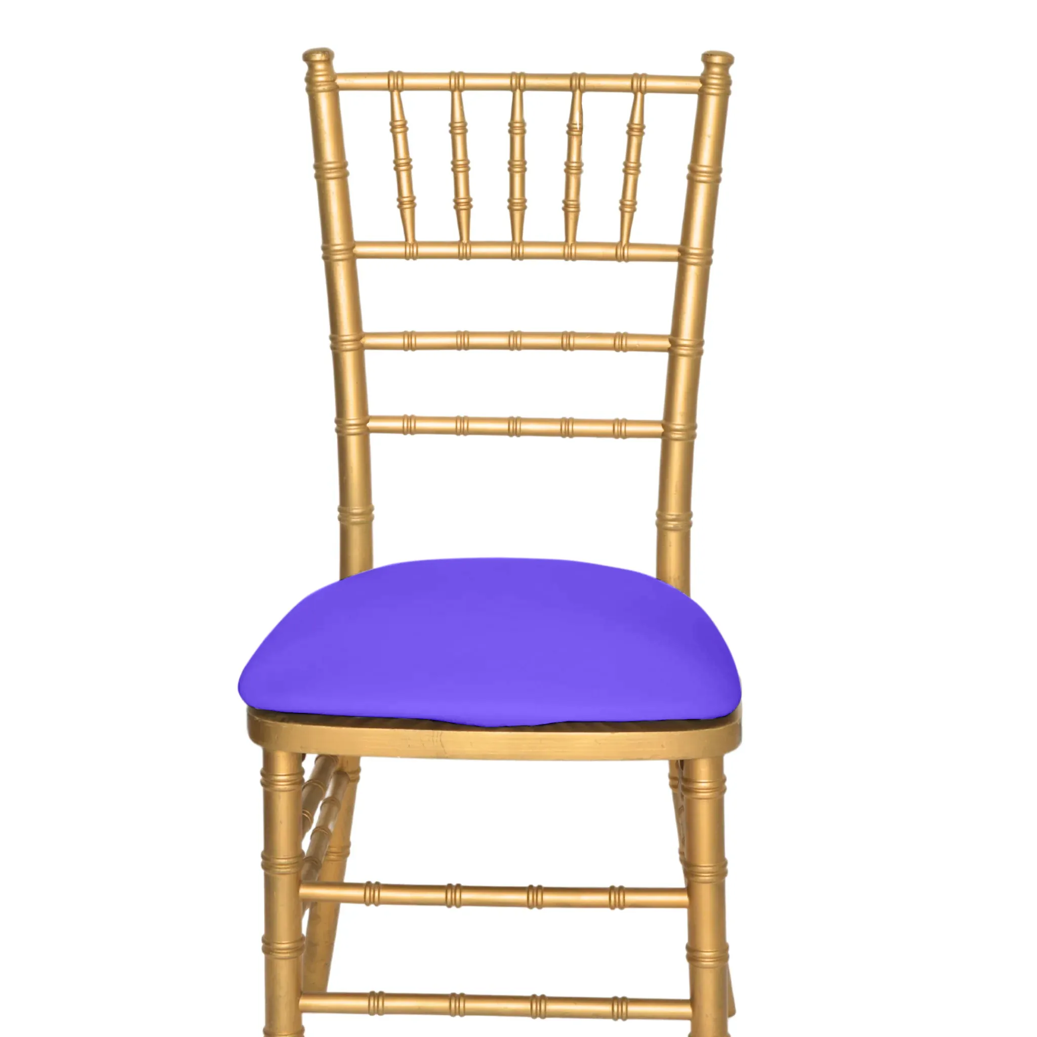 5 pcs/pk Spandex Chiavari Seat Pad Cover - Purple