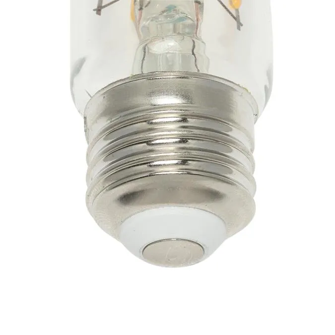 5.5W T10 Filament LED Dimmable Clear 2700K E26 (Medium) Base