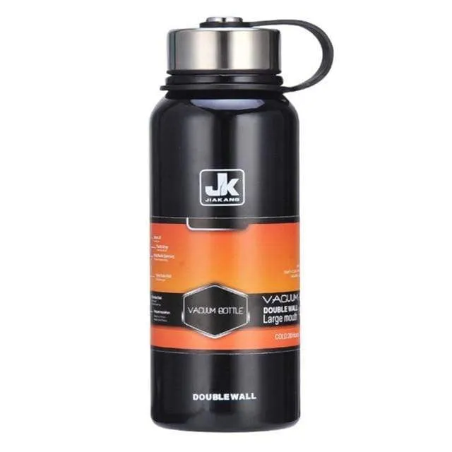 600ml / 1000ml / 1500ml JK Double Wall Stainless Steel Thermal Water Bottle Vacuum Flask