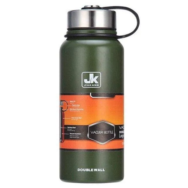 600ml / 1000ml / 1500ml JK Double Wall Stainless Steel Thermal Water Bottle Vacuum Flask