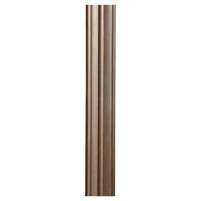 7-Foot Round Fluted Outdoor Lamp Post