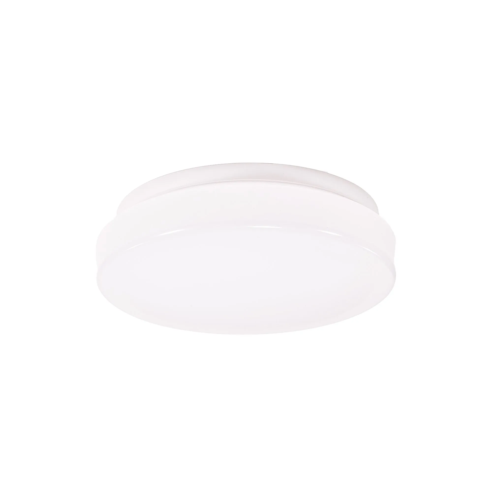 7 Inch Integrated LED Ceiling Flush Mount, 800 Lumens, 3K, White Finish 2 PACK