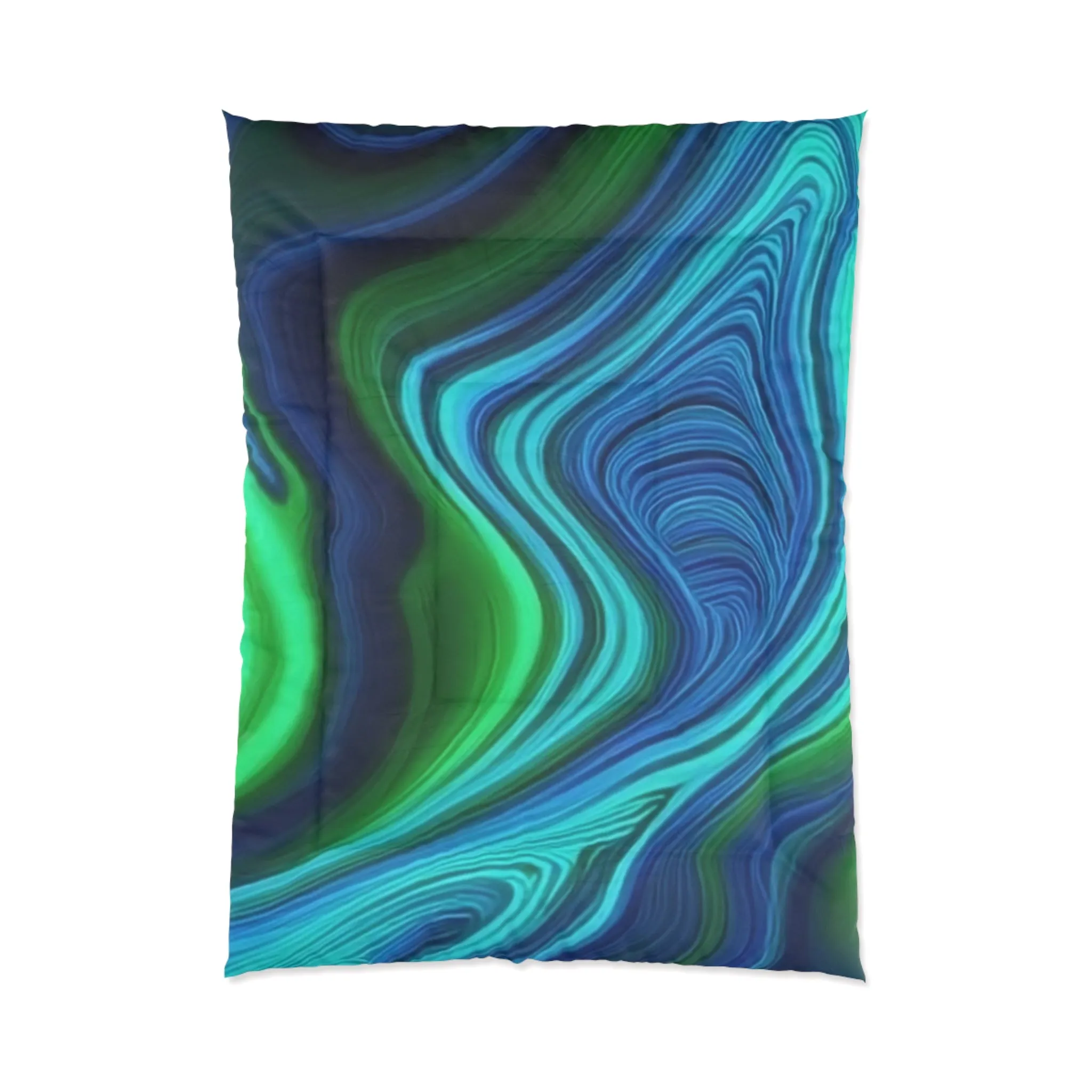 Abstract Wave Comforter - Cozy Bedroom Decor for Relaxation