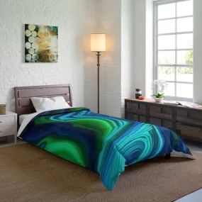 Abstract Wave Comforter - Cozy Bedroom Decor for Relaxation