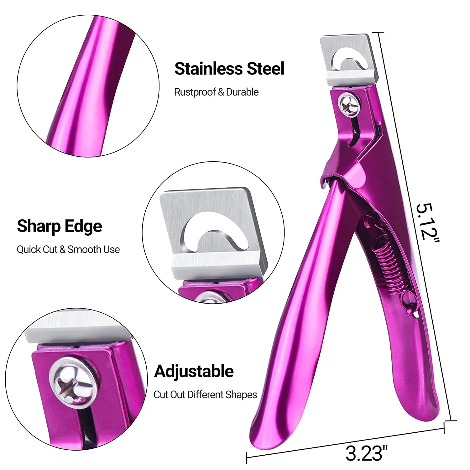 Acrylic Nail Clipper 4 in 1 Kit