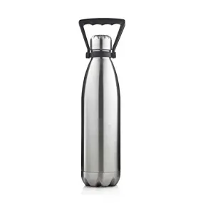 Aditya Promoters Limited Double Wall Vacuum Insulated Stainless Steel Water Bottle Cola Thermos Bottle (1800 ml, Silver)