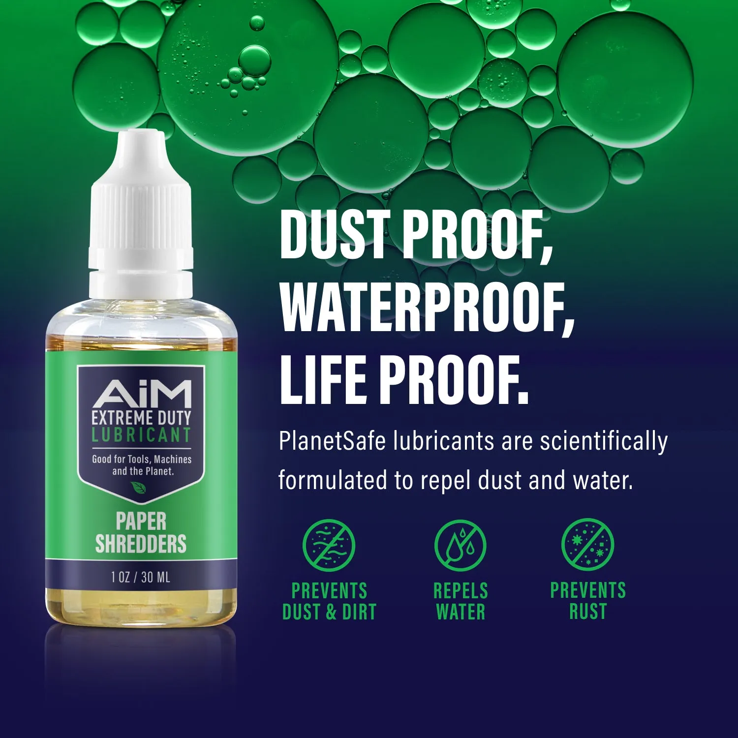 AiM Extreme Duty Lubricant | Office and Paper Shredder Oil | Specialty | 1 oz precision