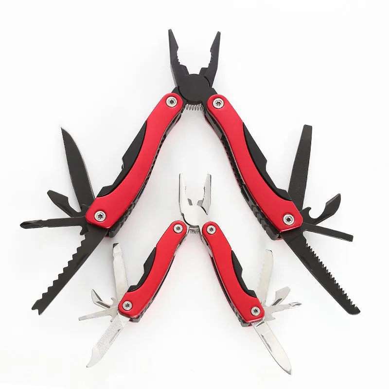 All In One Outdoor Camping Fishing Survival Multifunctional Combination Folding Multi Pliers Emergency Tool