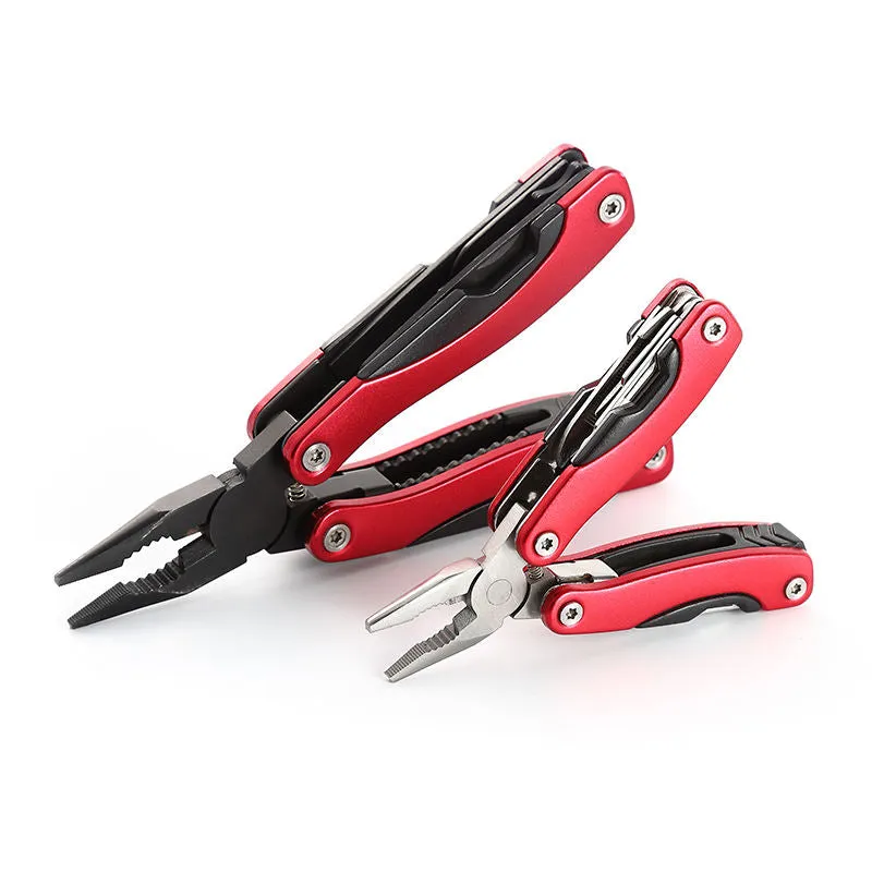 All In One Outdoor Camping Fishing Survival Multifunctional Combination Folding Multi Pliers Emergency Tool