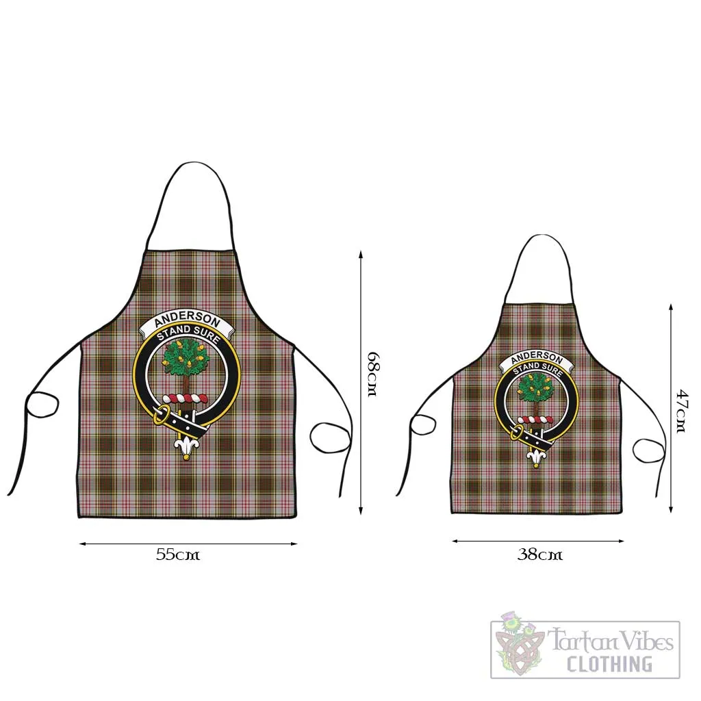 Anderson Dress Tartan Apron with Family Crest