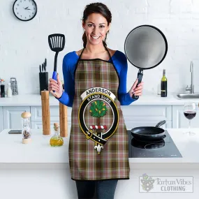 Anderson Dress Tartan Apron with Family Crest