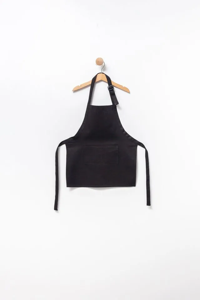 Apron with Patch Pockets Adjustable Neck Strap With Buckle