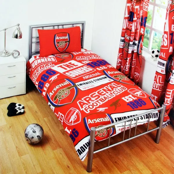 Arsenal Patch Single Bed Set