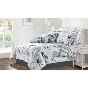 Avalon - 7 pcs Comforter set - Grey