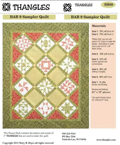 BAB9 - Sampler Quilt