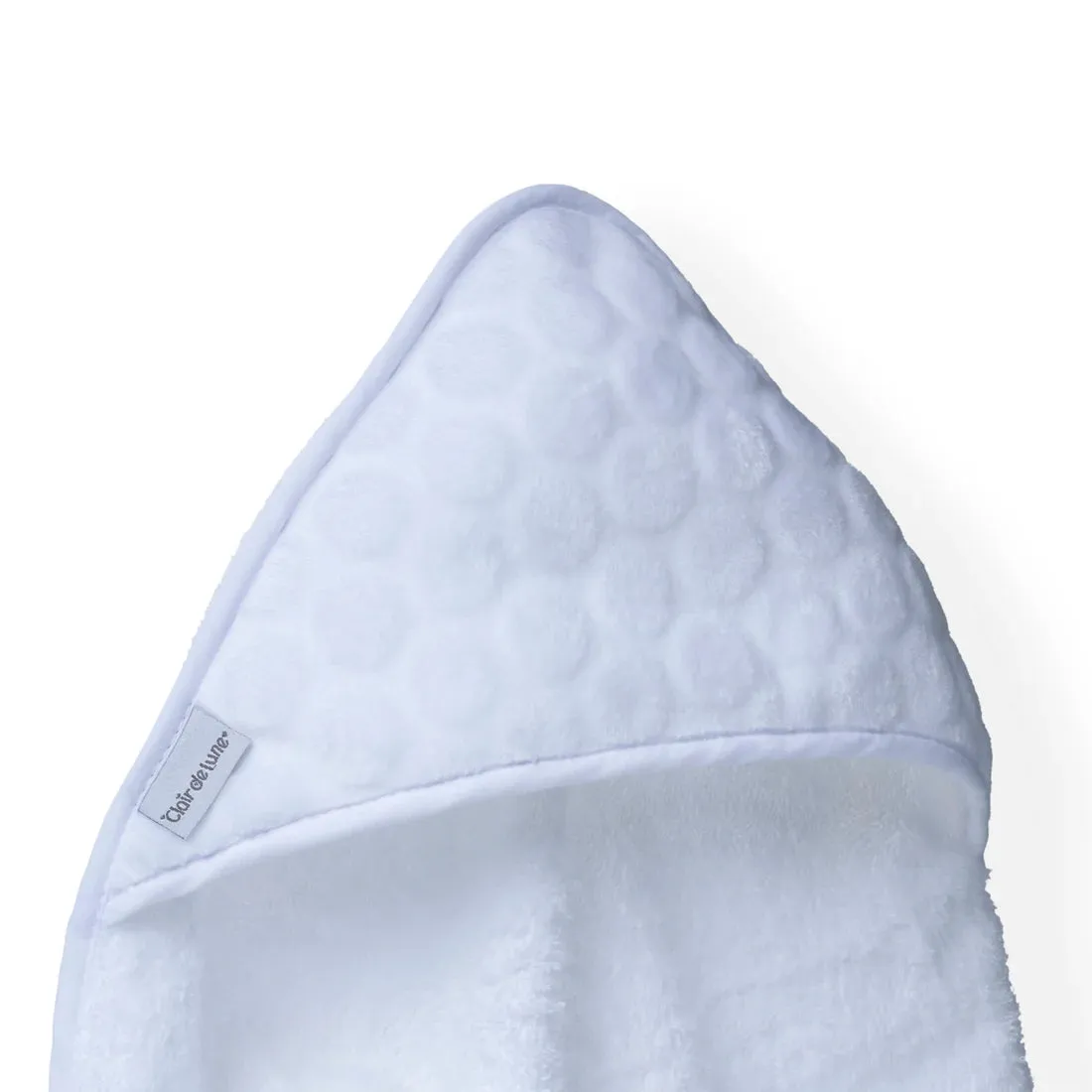 Baby Bathtime White Hooded Baby Towel