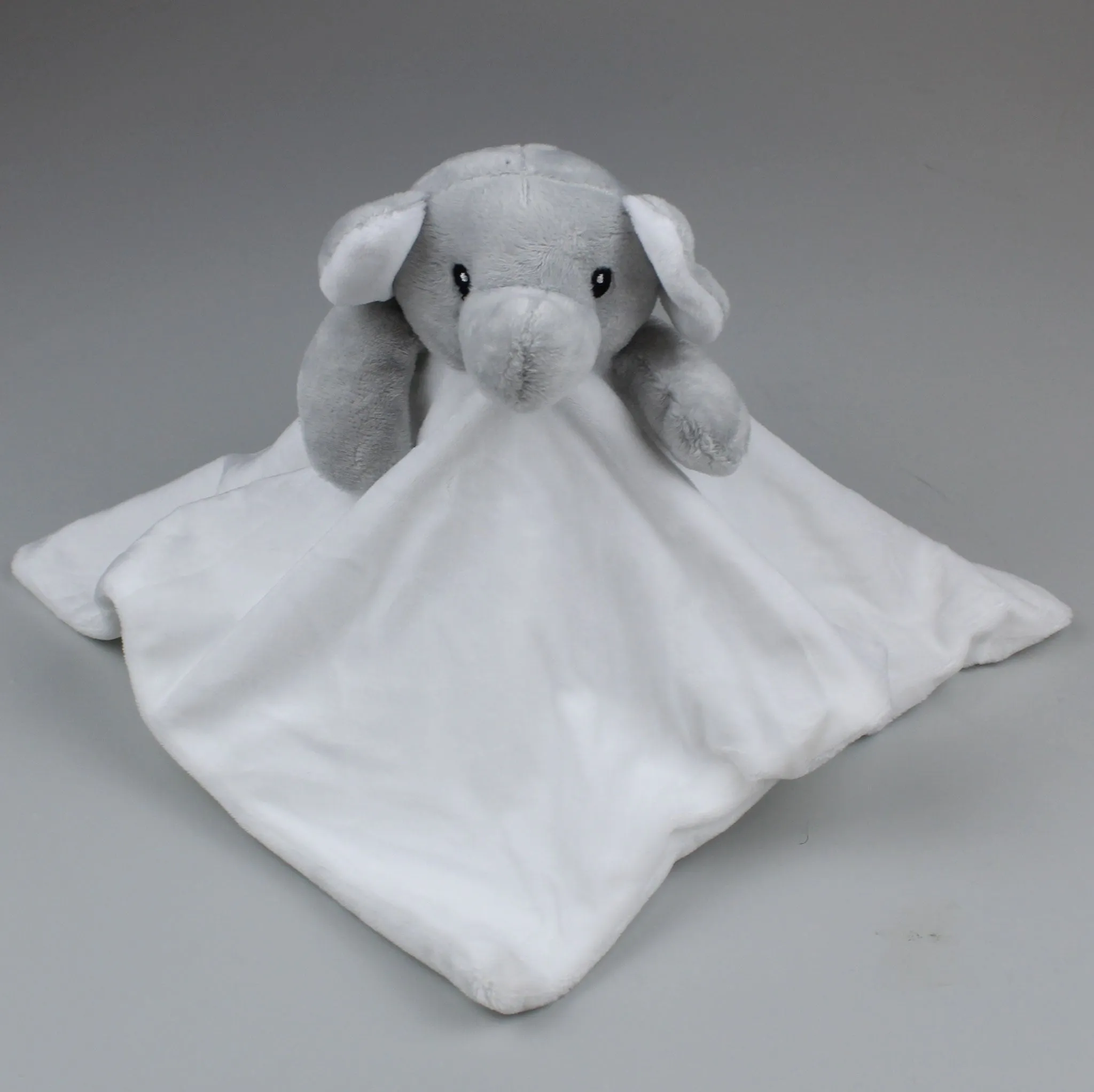 Baby Comforter - Elephant White