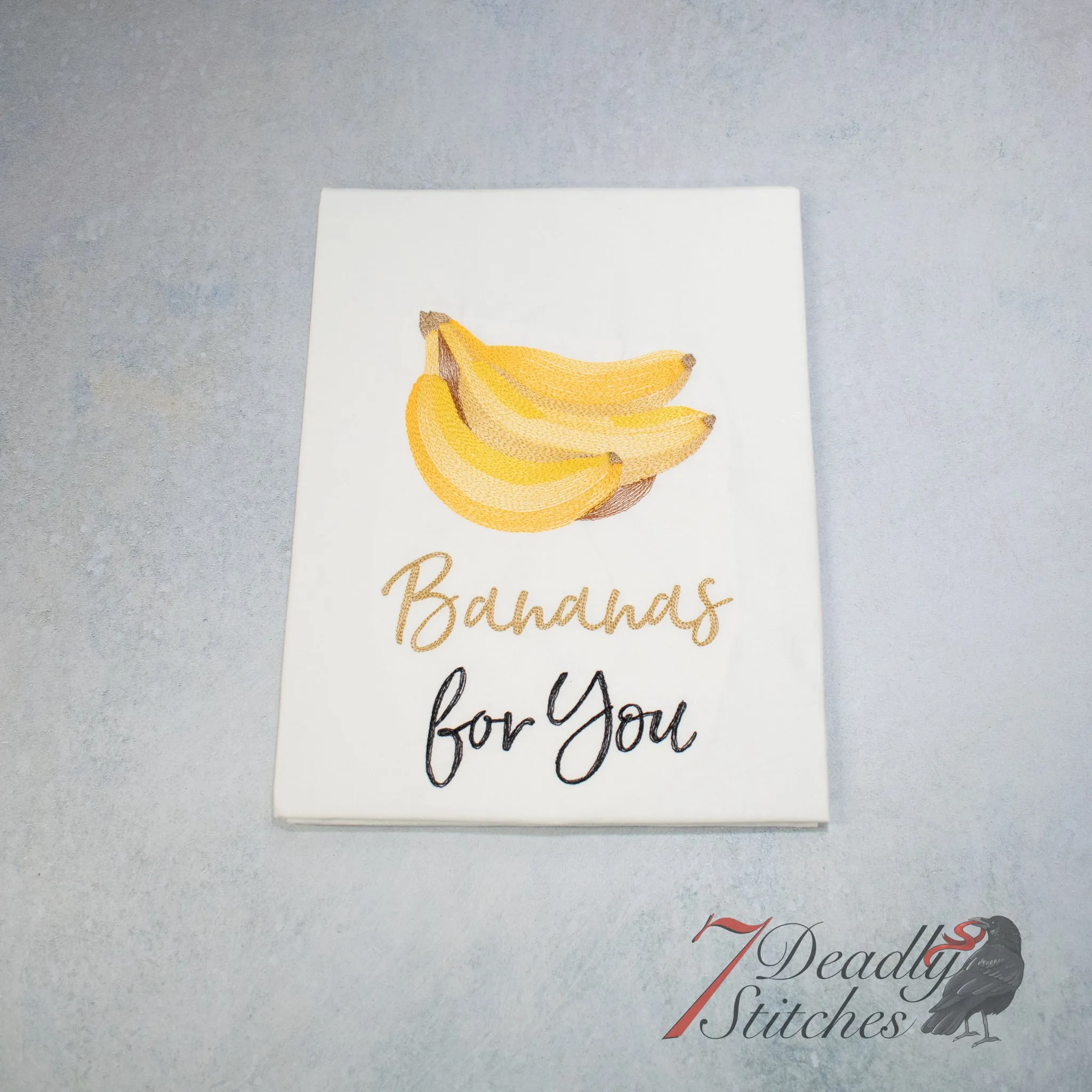 Bananas For You Flour Sack Dish Towel