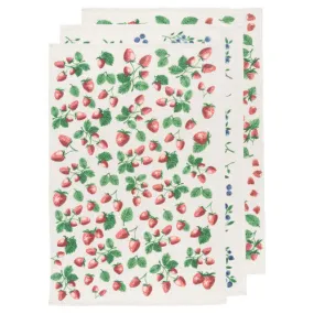 Berry Patch Bakers Floursack Dishtowels Set of 3