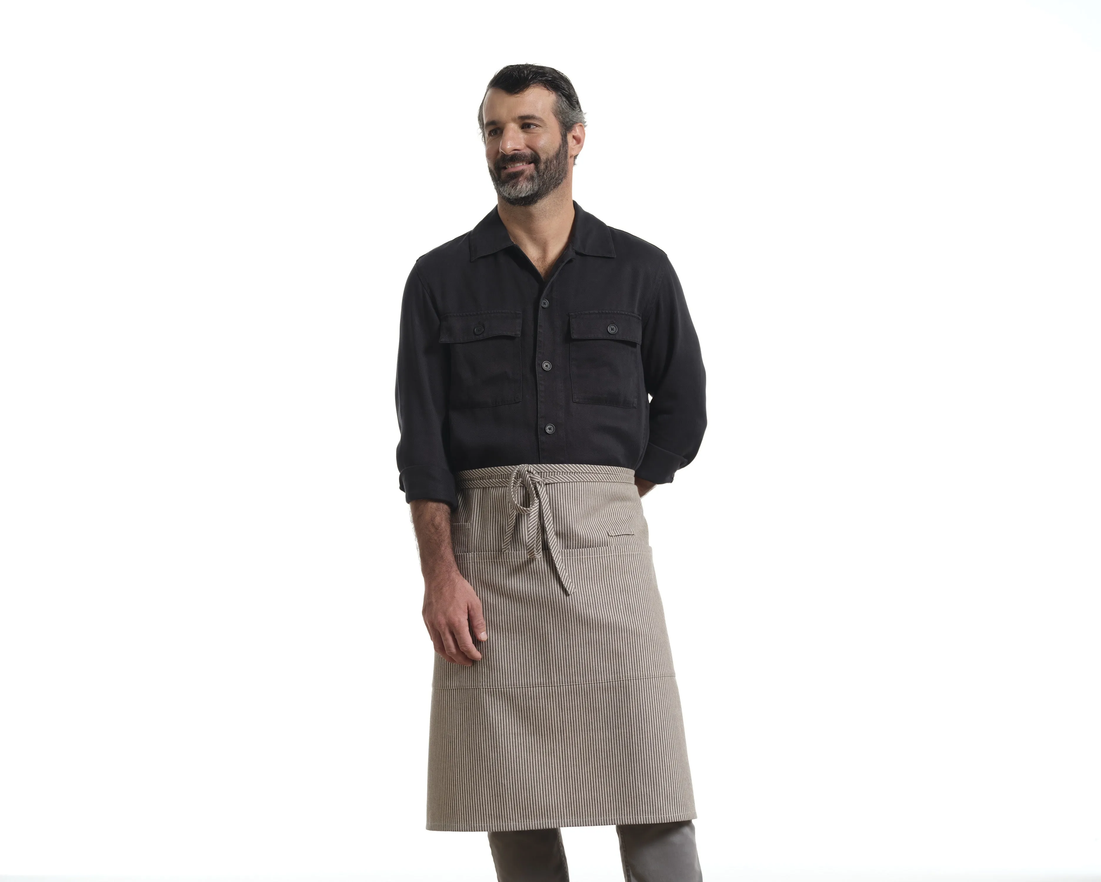 Bistro Apron with Pockets, Cotton Apron for Kitchen & Restaurant | Eco-Friendly