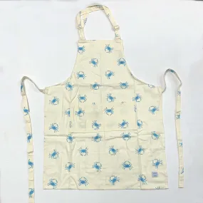 Blue Crab (White & Tropical Blue) / Apron