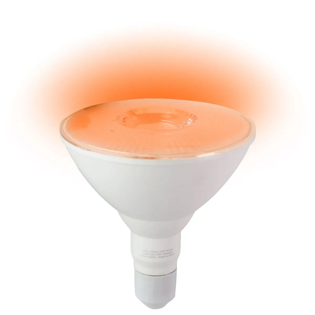 BlueX LED PAR38 Flood Light Bulb 10W (90W Equivalent) - Orange (2 Pack)