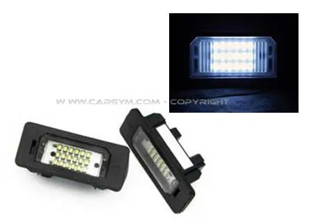 BMW E46 3-Series 4DR White SMD LED License Plate Lamp