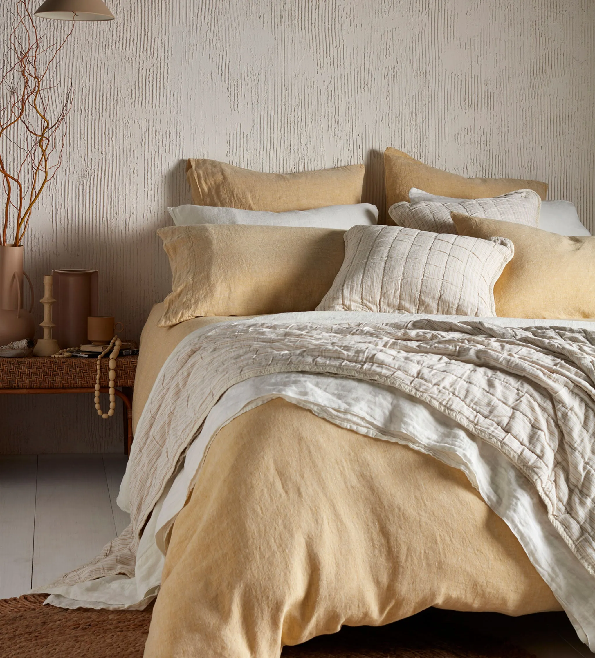 Buttercup 100% Linen Duvet Cover