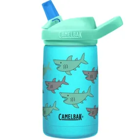 CamelBak Eddy  Kids Insulated Stainless Steel Bottle - 0.35L- Limited Edition- Sharks