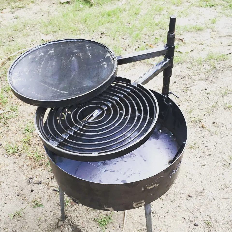 Camping Fire Pit, for use with Swinging Kits (no post included)