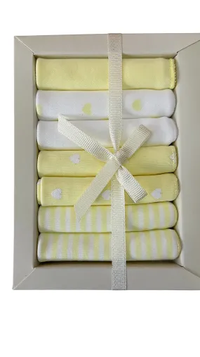 Caramel Love Face Cloths - Yellow