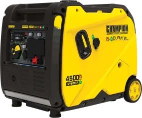 Champion 2001319 3500W/4500W Generator Dual Fuel Inverter Electric Start with CO Shield New