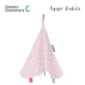 Cheeky Chompers Muslin Comforter Rosy Days