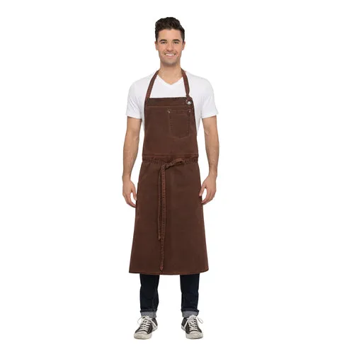 Chef Works ABCAQ004RUS0 Bib Apron