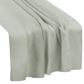 Chiffon Wedding Table Runner 10FT x 27" - Silver