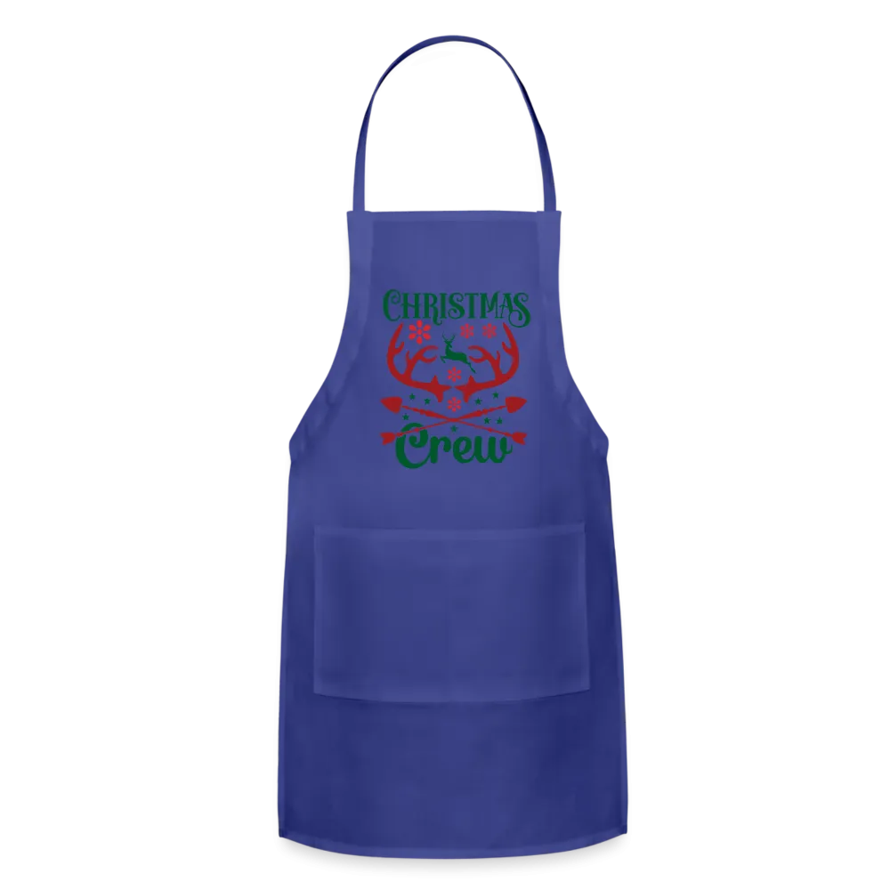 Christmas Crew Apron - Reindeer Antlers & Hearts