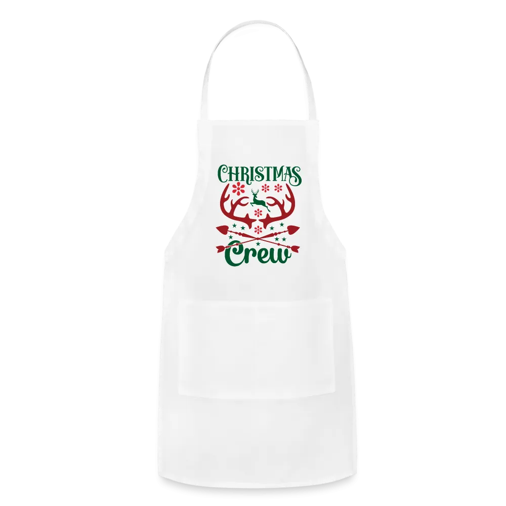 Christmas Crew Apron - Reindeer Antlers & Hearts