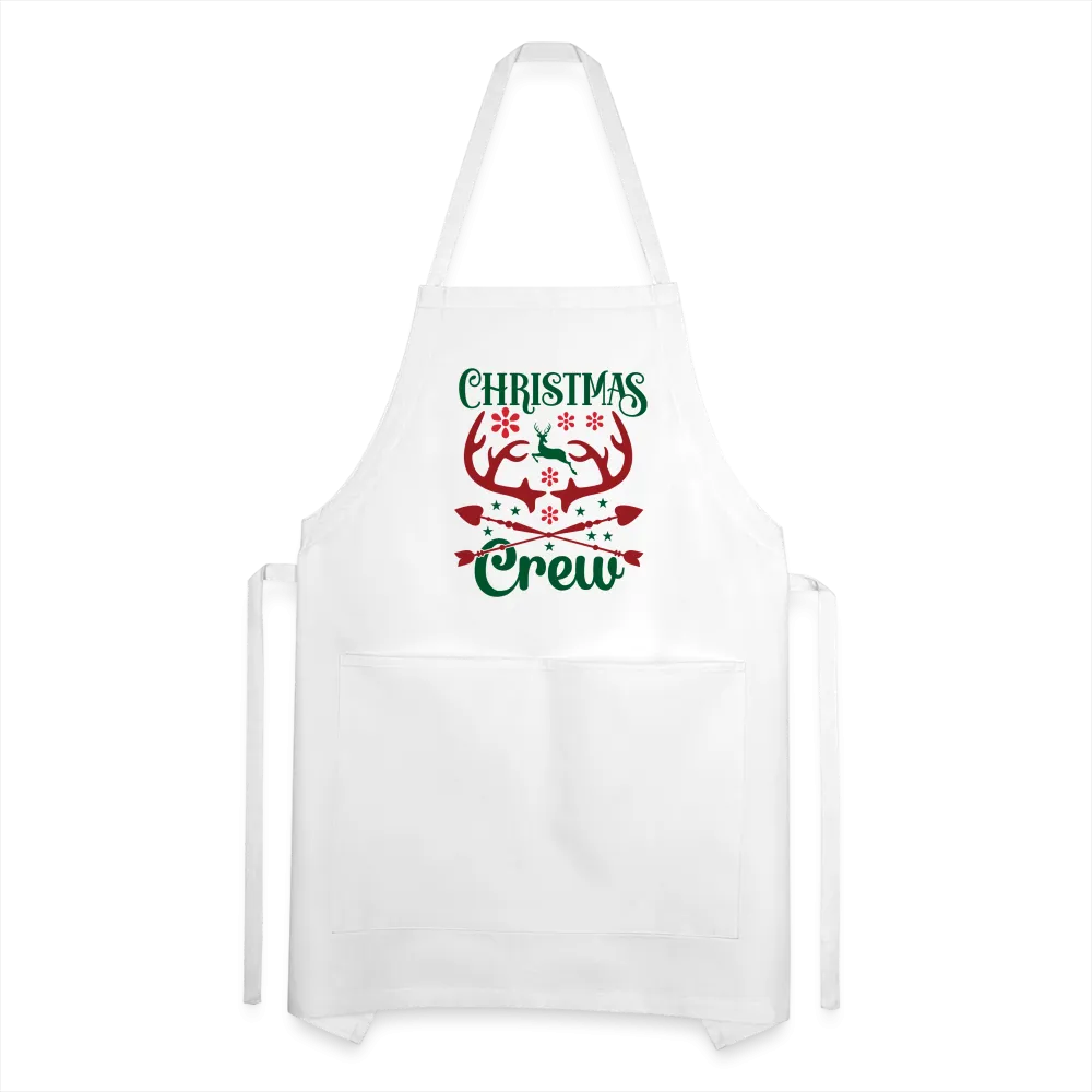 Christmas Crew Apron - Reindeer Antlers & Hearts